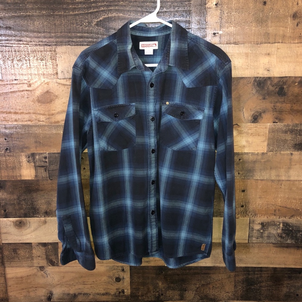 Quicksilver plaid flannel